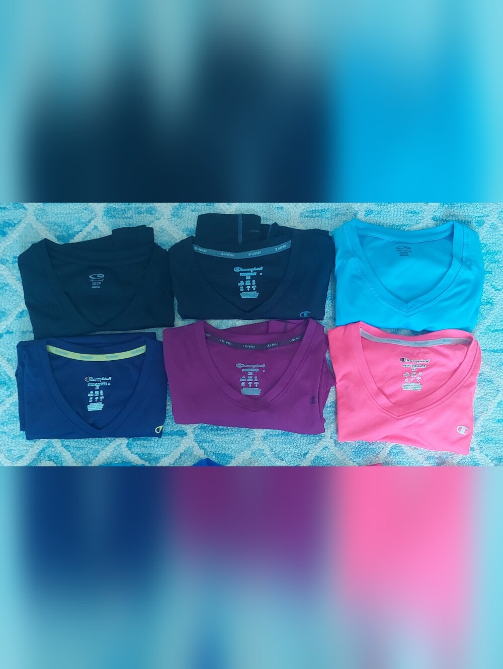 Various Branded Women's Short Sleeved Athletic Tops - Various Colors & Sizes